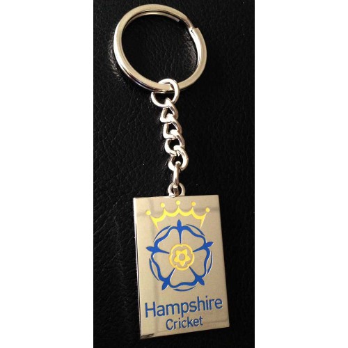 Luxury Hampshire Cricket Key Ring