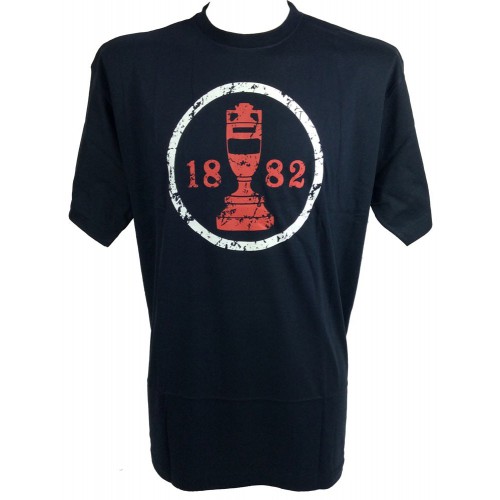 1882 Ashes Urn T Shirt Navy/Red