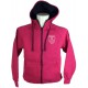 Hampshire Hoodie Zip (Fuschia)