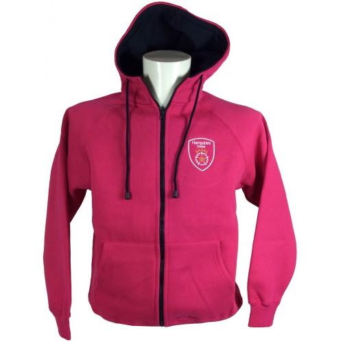 Hampshire Hoodie Zip (Fuschia)