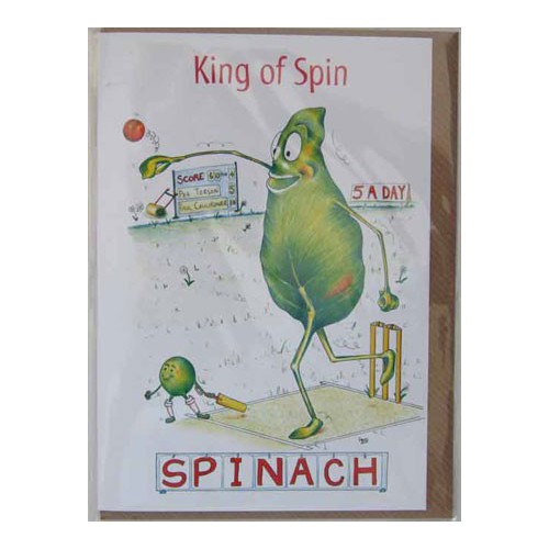 King of Spinach Card