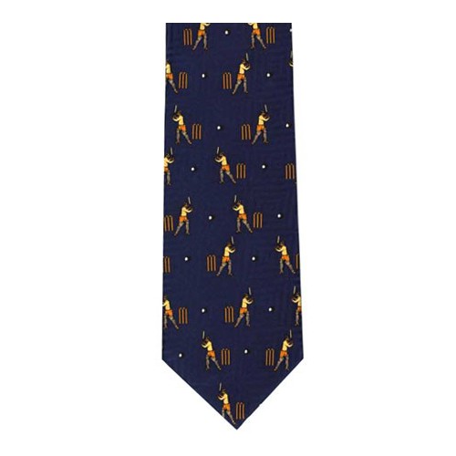 Nostalgic Silk Tie (Navy)