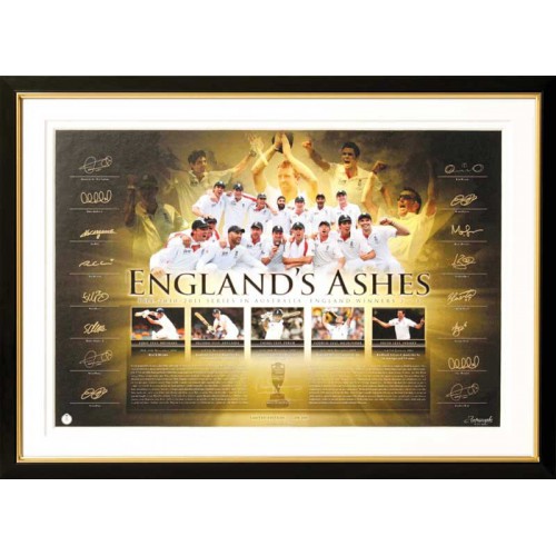 Ashes Win Limited Edition Print